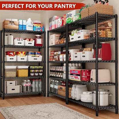 REIBII Storage Shelves Load 1980LBS, 5 Tier Metal Shelving Unit - Image 4