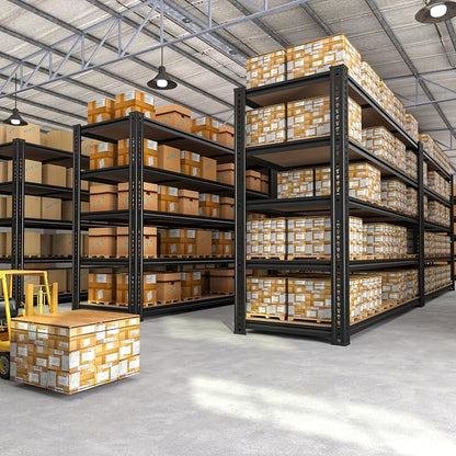 ROOMFAVE 3500LBS Garage Shelving 60" W Metal Shelving 72" H Storage Shelves - Image 2