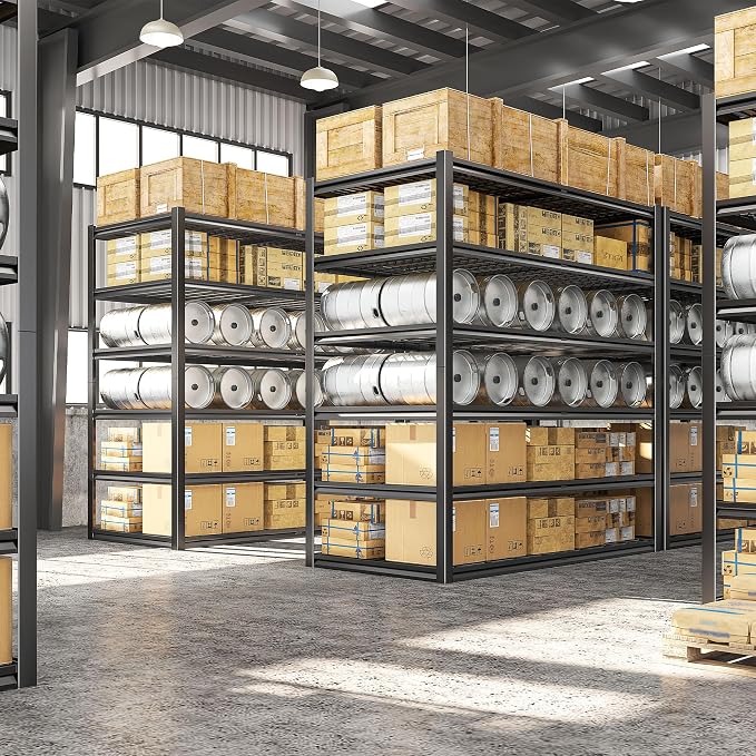 REIBII Garage Shelving 3500LBS, 6 Tier Storage Shelves, Adjustable Heavy Duty - Image 8