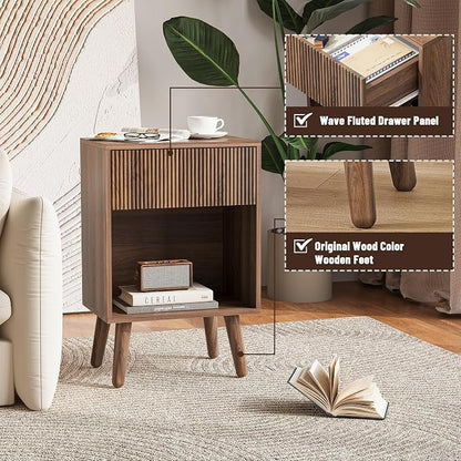 Nightstand, Modern Bedside Table - Image 4