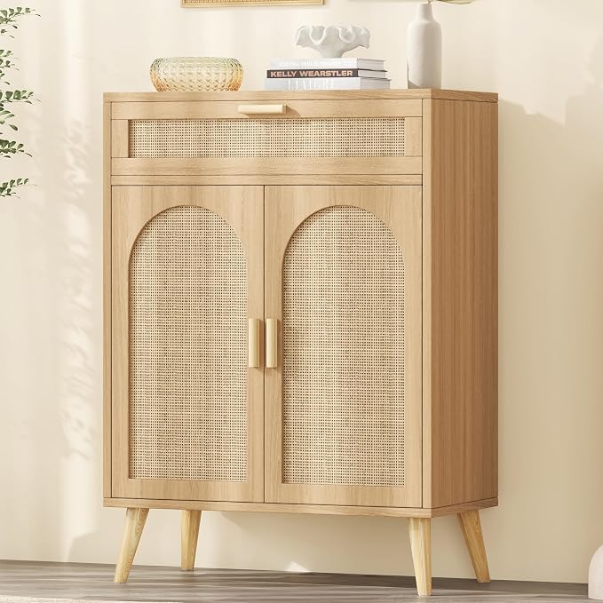 Keehusux Rattan Storage Cabinet by Keehusux