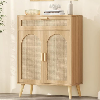 Keehusux Rattan Storage Cabinet by Keehusux