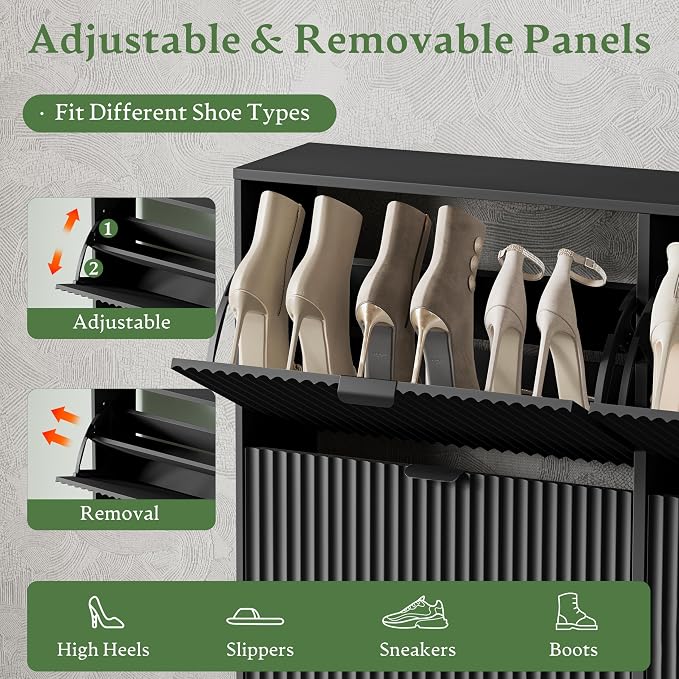 Xixini Shoe Storage Cabinet for Entryway - Image 3