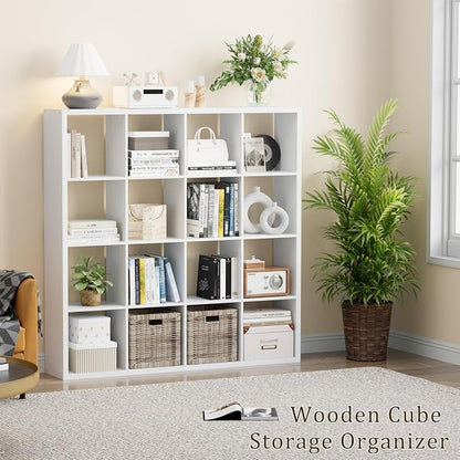 VDNEND Cube Storage Organizer Bookcase, Decorative 11 inch Open Back Cubical - Image 3