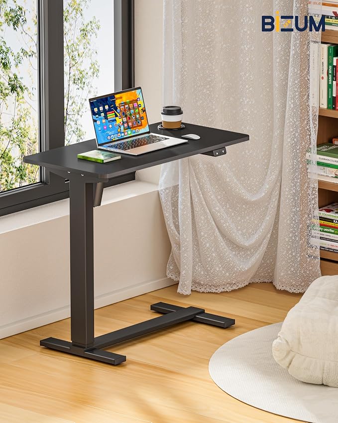 BIZUM Small Electric Standing Desk Bedside Table - Image 2