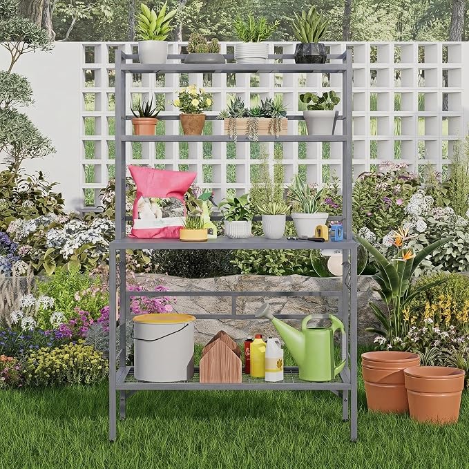 Outdoor Potting Bench Table - Image 6
