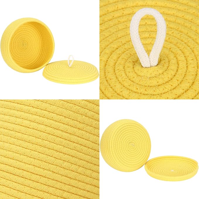 Sea Team Round Cotton Rope Storage Basket - Image 5