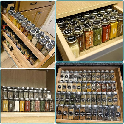 Antimbee 40-Pack 3.5 OZ Glass Spice Jars - Image 4