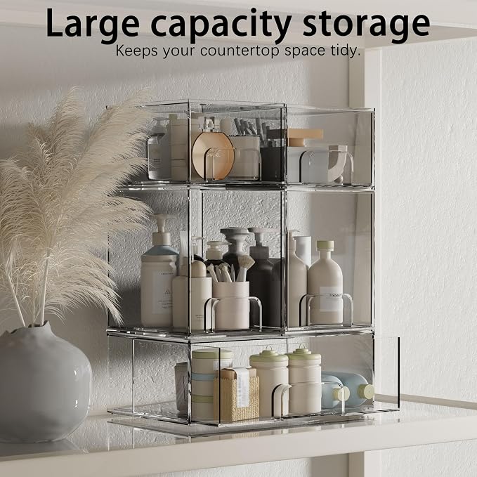 5 Pack Stackable Storage Drawers, Pantry Organization - Image 8