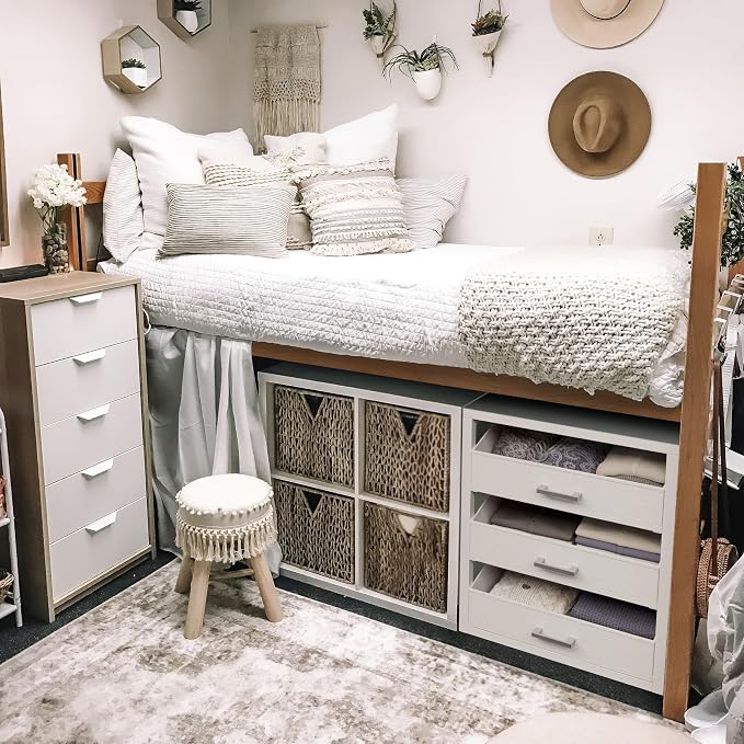 BOLUO Closet Drawers White 3 Drawer Dresser - Image 8