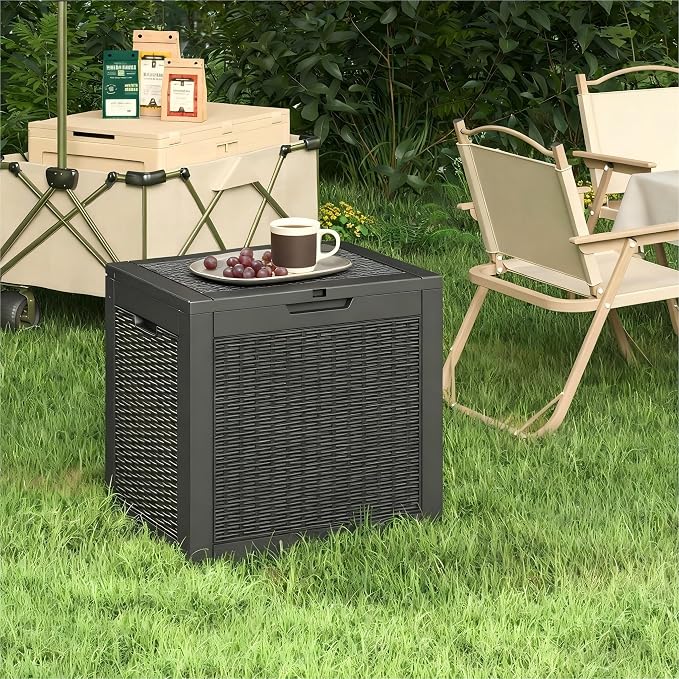 30 Gallon Outdoor Storage Deck Box Waterproof, Garden Tool, Backyard Cushion - Image 5