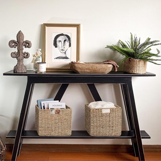 Seagrass Storage Baskets, Pantry Baskets Organization and Storage, Kitchen - Image 2