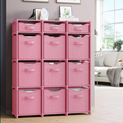 12 Cube Closet Organizers And Storage | Includes All Storage Cube Bins | Easy - Image 5