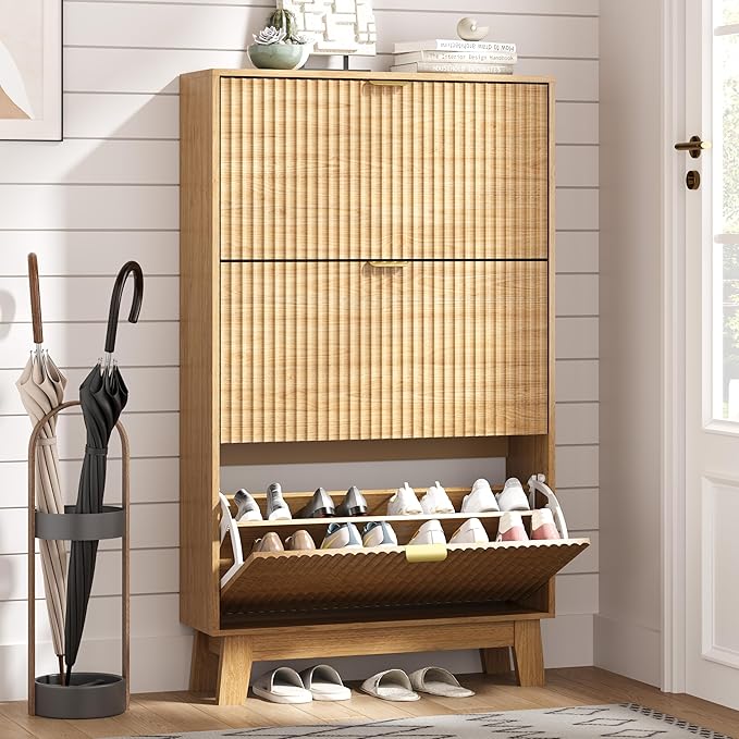 HUANLEGO Shoe Cabinet Storage for Entryway by HUANLEGO