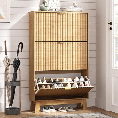 HUANLEGO Shoe Cabinet Storage for Entryway by HUANLEGO