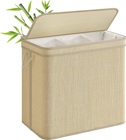 SONGMICS 3-Section Laundry Hamper by Unknown