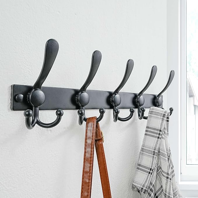 Dseap Coat Rack Wall Mount 2.0 Pro: Heavy Duty 300% Thicker, Stainless Steel - Image 6