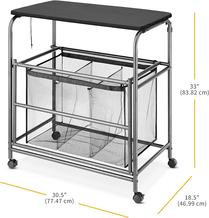 Whitmor Triple Laundry Sorter - Image 7
