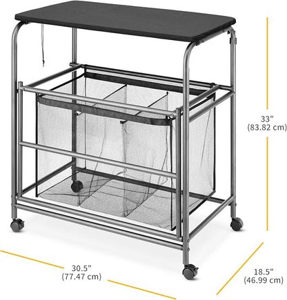 Whitmor Triple Laundry Sorter - Image 7