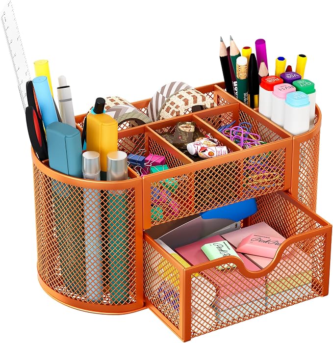 EasyPAG Mesh Pen Holder Desk Organizer by EasyPAG