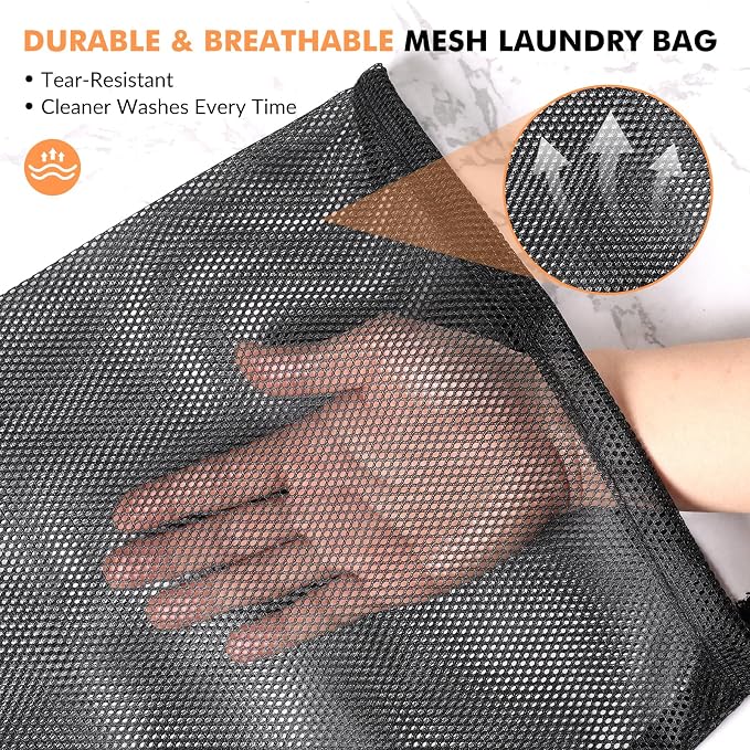 2 Pack Mesh Laundry Bags - Image 5