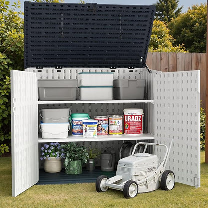 TUOZE 34 Cu Ft Resin Storage Shed - Image 6