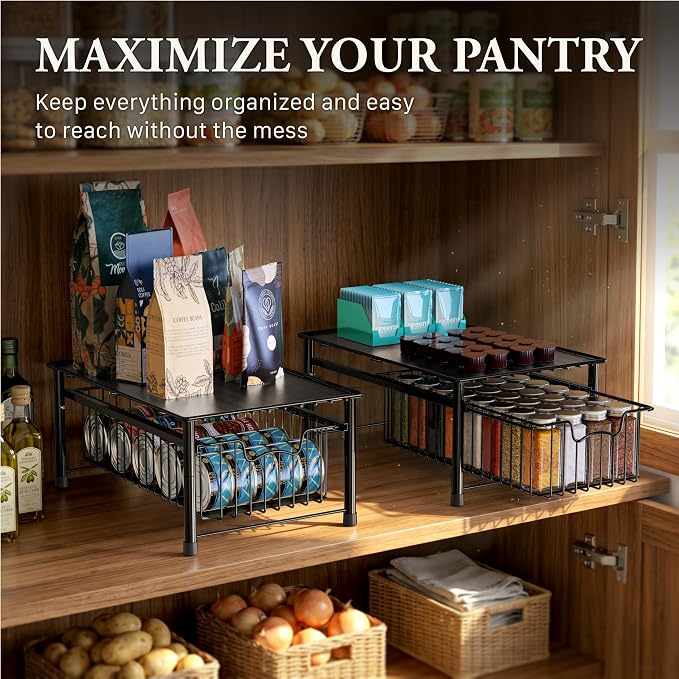 Simple Houseware Stackable Basket Drawer - Image 7