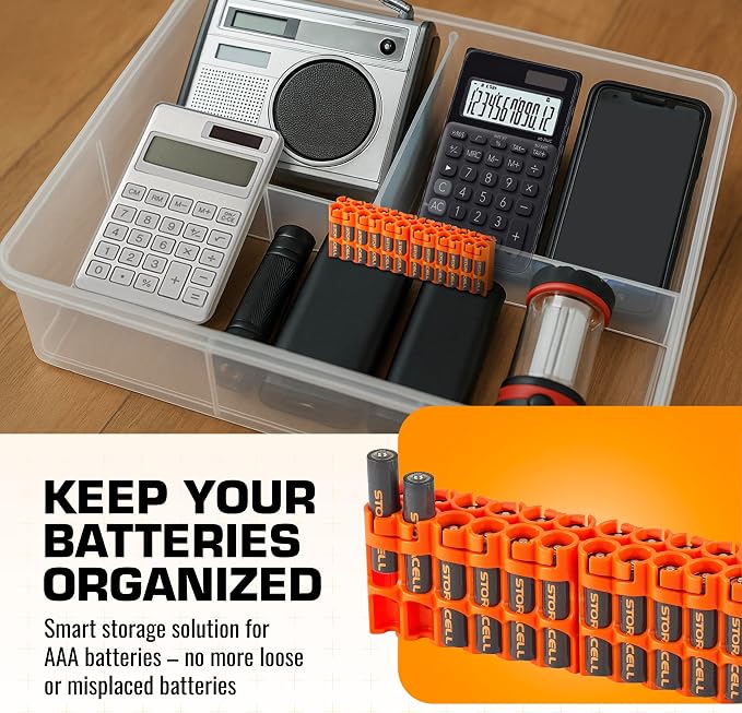 Storacell by Powerpax AAA Battery Storage Caddy - Image 3