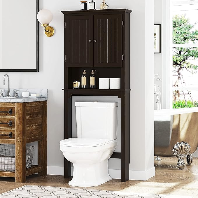 UTEX Above Toilet Storage Cabinet, Bathroom Organizer by UTEX