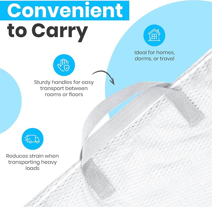 Mesh Laundry Bags 24 x 36 In, Tear-Resistant Wash Sack - Image 6