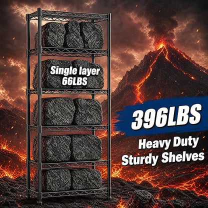 GRANNY SAYS 6-Tier Narrow Storage Shelves - Image 8