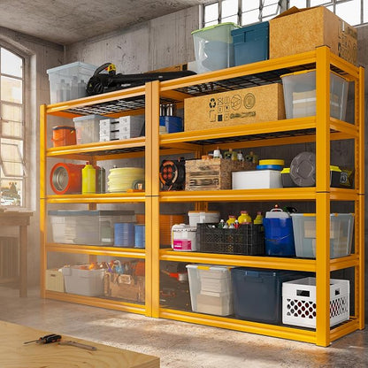 REIBII Storage Shelves 40''W Garage Shelving Heavy Duty Metal Shelving 2000LBS - Image 4