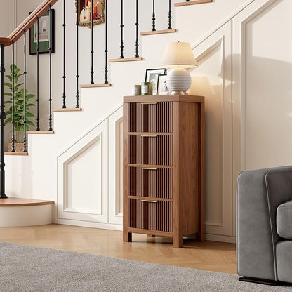 4-Drawer Modern Solid Wood Dresser - Image 3