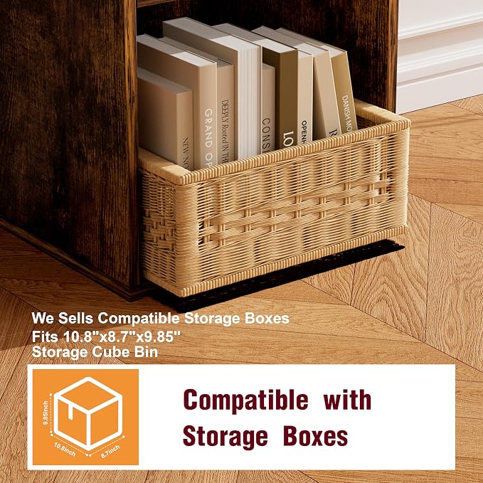 Book Shelf, Wooden Cube Storage Organizer - Image 5