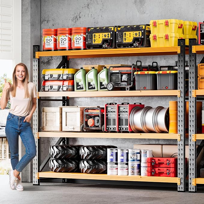 6000LBS Heavy Duty Garage Shelving Units, Large Storage Rack, Steel Shelf - Image 8