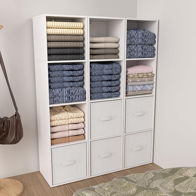 4 Cube Storage Organizer, Cube Shelf, Freestanding 4 Tier Open Shelf Bookcase - Image 8