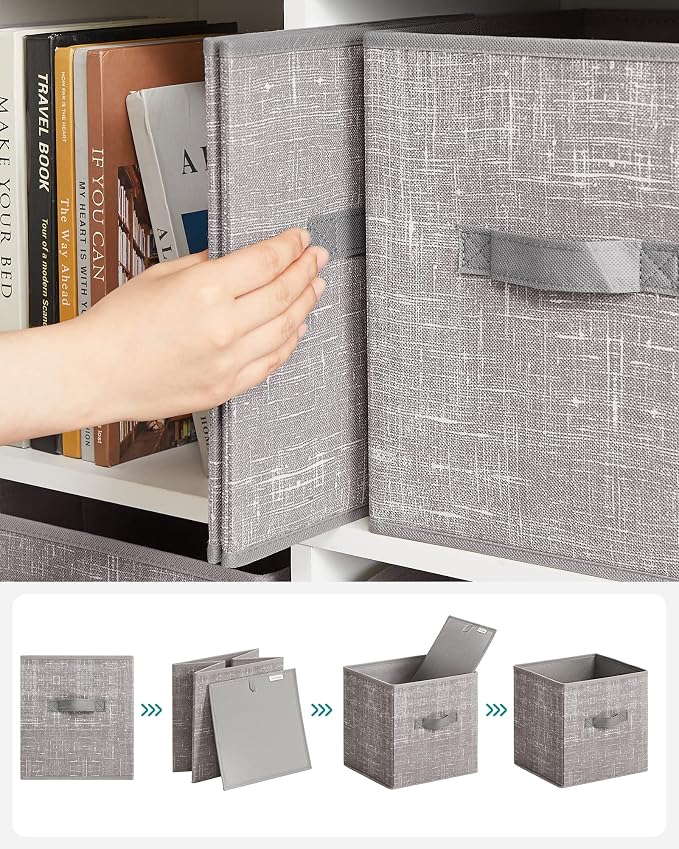 SONGMICS Storage Cubes, 11-Inch Non-Woven Fabric Bins - Image 6