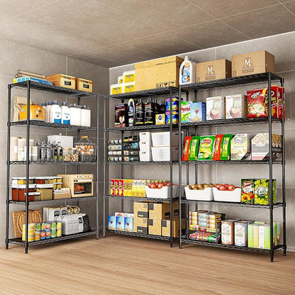5-Tier Storage Shelves 72" H Wire Shelving - Image 9