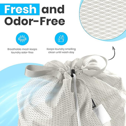 Handy Laundry Mesh Laundry Bags 24 x 36 Inches, Breathable, Machine Washable - Image 5
