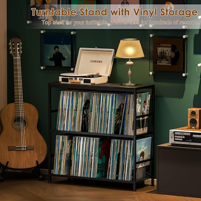 Sonyabecca 3-Tier Record Player Stand - Image 5
