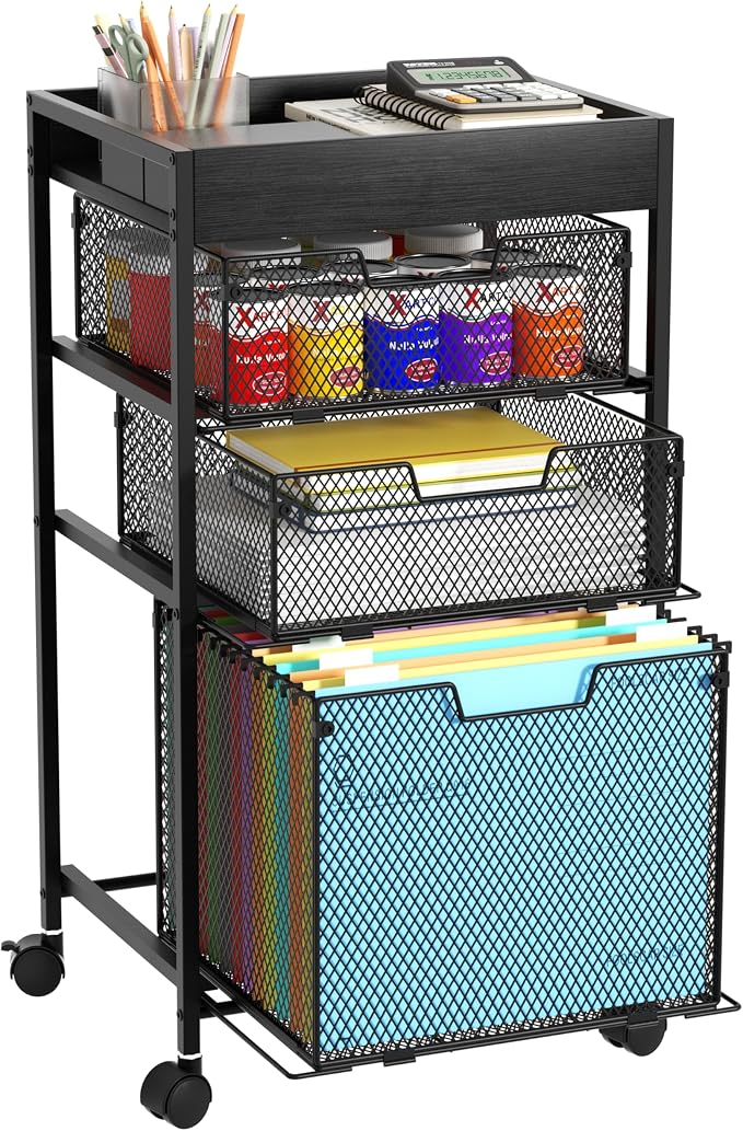 SWTYMIKI Rolling File Cart by SwtyMiki-TidyHomeSweetLife