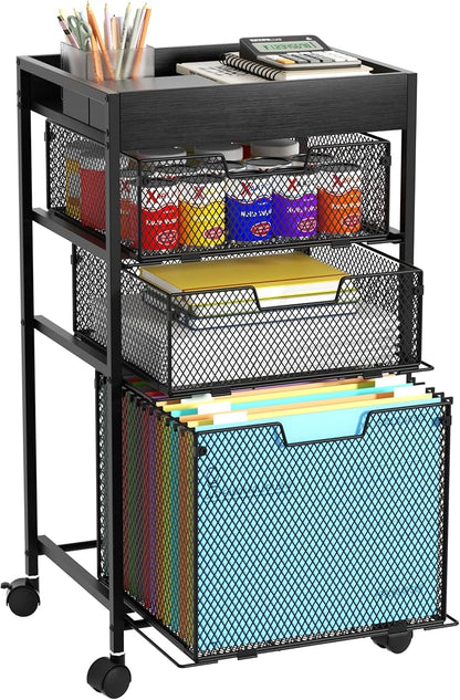 SWTYMIKI Rolling File Cart by SwtyMiki-TidyHomeSweetLife