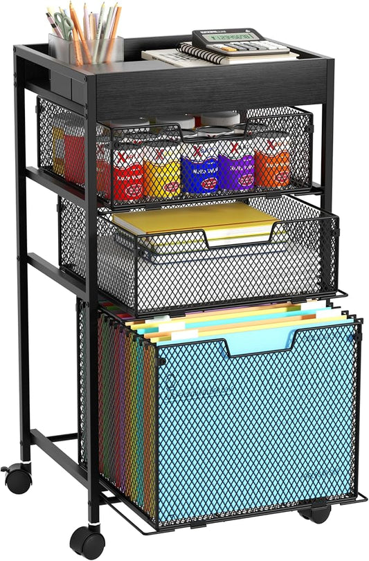 SWTYMIKI Rolling File Cart by SwtyMiki-TidyHomeSweetLife