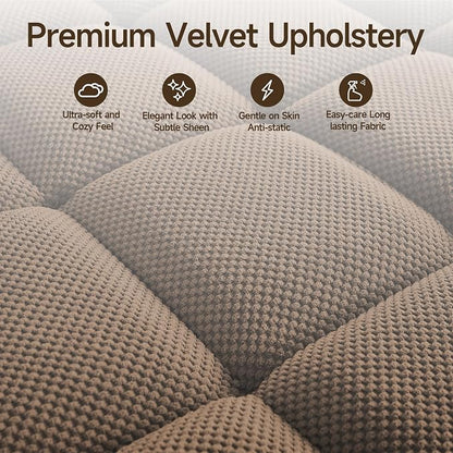 70.9" Chaise Lounge Chair Indoor, Oversized Boucle Upholstered Sofa Bed - Image 7