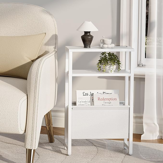 Narrow Side Table, Slim End Table - Image 6