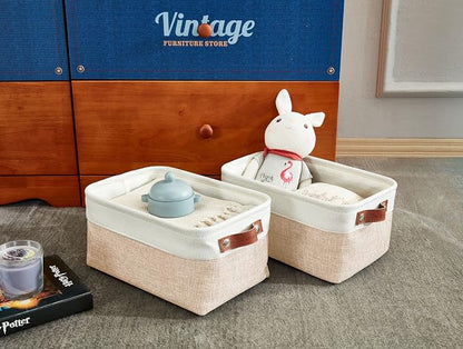 DECOMOMO Small Storage Basket, Closet Storage Bins, Baskets - Image 8