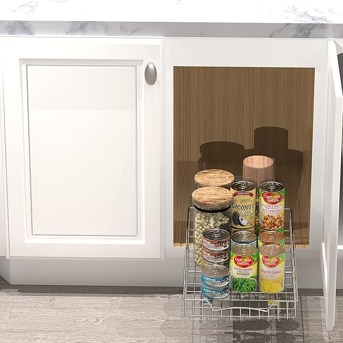 Simple Houseware Under Cabinet Pull Out Sliding Shelf - Image 7