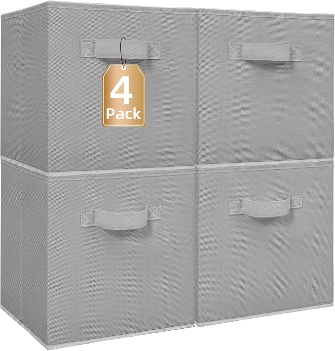 STORAGE MANIAC Storage Cubes, 11 Inch Collapsible Storage Bins by STORAGEMANIAC