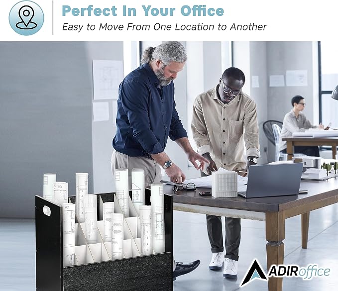 AdirOffice Adir Blue Print Storage Organizer - Image 8