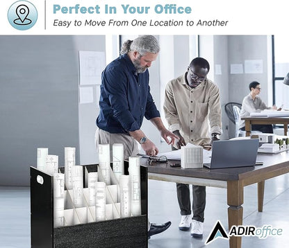 AdirOffice Adir Blue Print Storage Organizer - Image 8